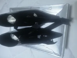 Salones charol lazo raso tacón medio