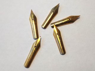 5 Antichi Pennini per Penne Stilografiche