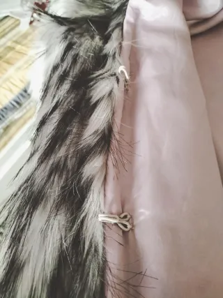 Chaquetón pelo sintético talla 44