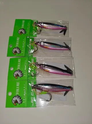 Lote 4 jigs UV 60gr