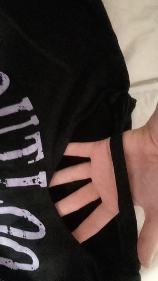 Camiseta negra Outlook Shein