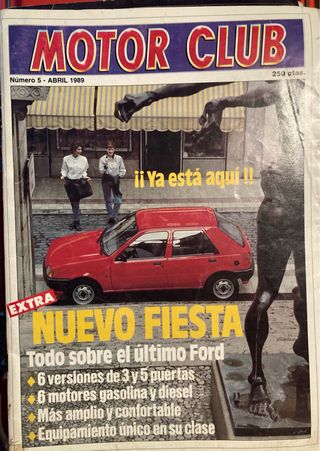 Revistas automóviles y ocio. Motor Club.