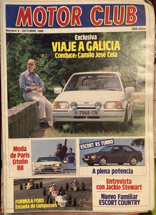 Revistas automóviles y ocio. Motor Club.