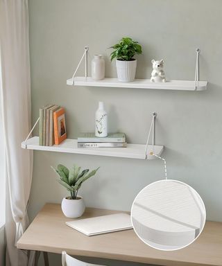 Estantes Flotantes Afuly 60 cm (Set de 2)