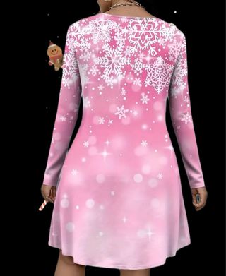 Vestido Navideño Muñeco Nieve