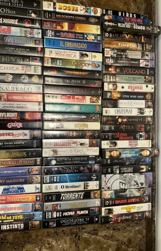 185 Películas VHS Variadas