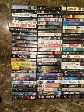 185 Películas VHS Variadas