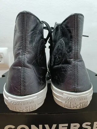 Botas Converse grises polipiel