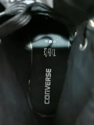 Botas Converse grises polipiel