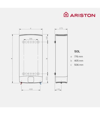 Termo eléctrico 50L
