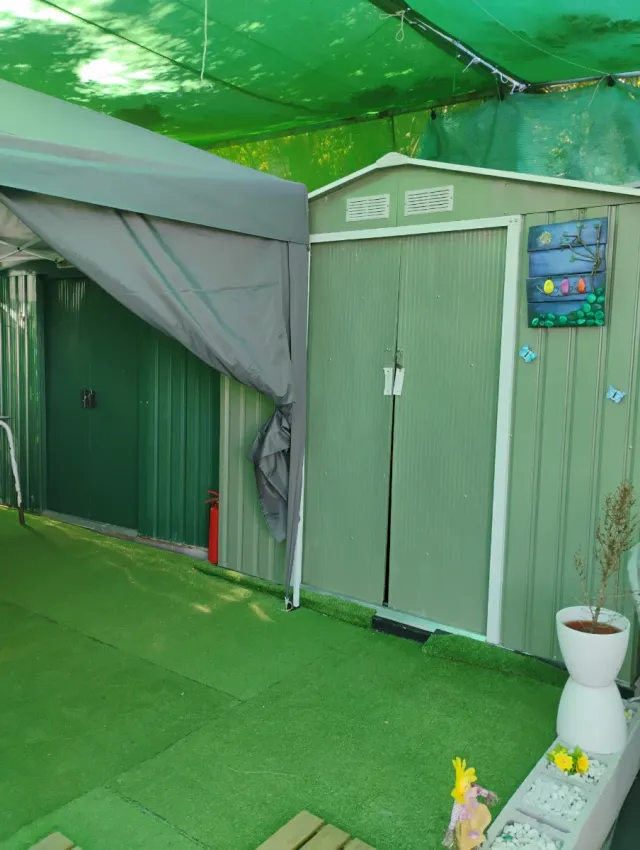 Caravana fija en Camping Los Lagos