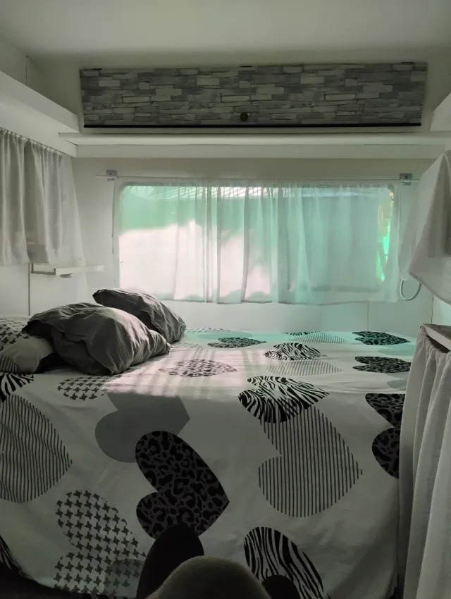 Caravana fija en Camping Los Lagos