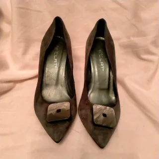 Scarpe E.CLAT donna grigie tacco alto