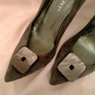 Scarpe E.CLAT donna grigie tacco alto