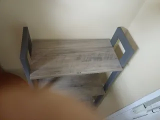 Estantería Escalera Madera y Metal,medidas 140x56