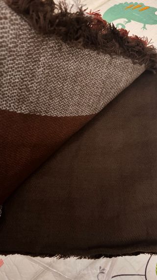 Bufanda CECILIA GALLERANI cuadros rojo y blanco