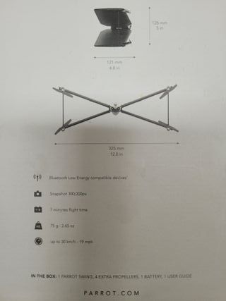 Parrot SWING Dron con Mando Flypad