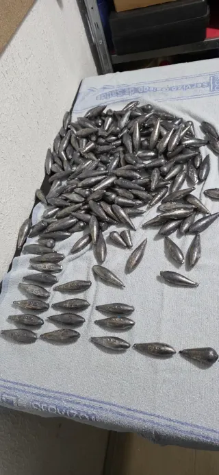 Plomadas de pesca - varios pesos