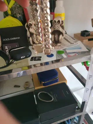 Pulsera Plata 92.5 Cubana Maciza 71g