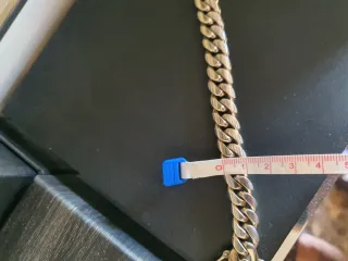 Pulsera Plata 92.5 Cubana Maciza 71g