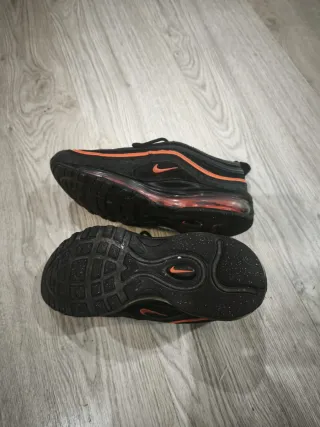 Zapatillas Nike Air Max 97 Negras Naranja