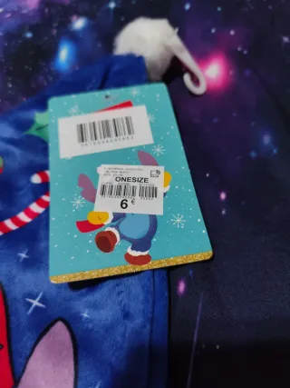 Gorro de Navidad Stitch nuevo