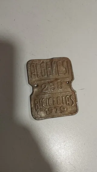 Lote Placas Antiguas Bicicletas