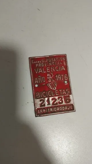 Lote Placas Antiguas Bicicletas