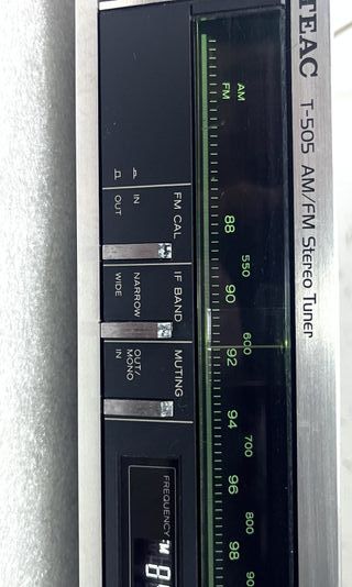 Sintonizador TEAC T-505 AM/FM Stereo Made in Japan