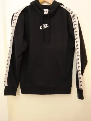 Felpa Nike Nera con banda logo