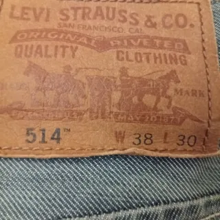 Jeans Levi's Uomo 514 Taglia 38/30