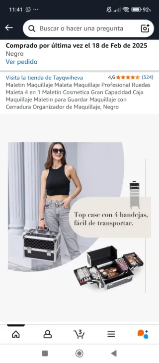 Maletín Maquillaje Profesional con Ruedas