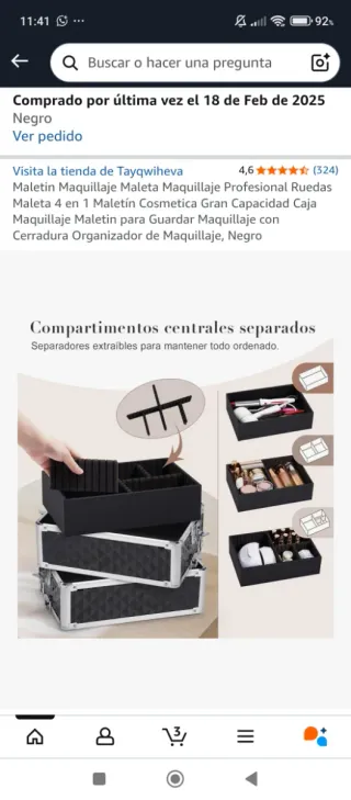 Maletín Maquillaje Profesional con Ruedas