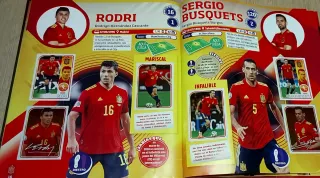 Álbum de cromos Selección Española Fútbol COMPLETO