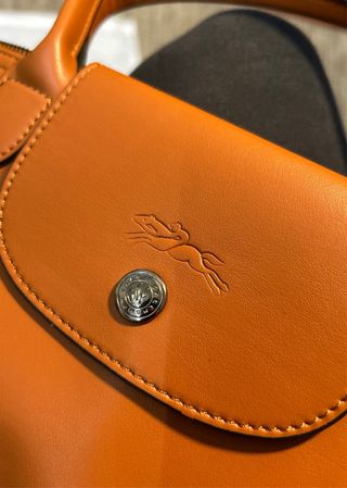 Bolso Longchamp Cuero Marrón