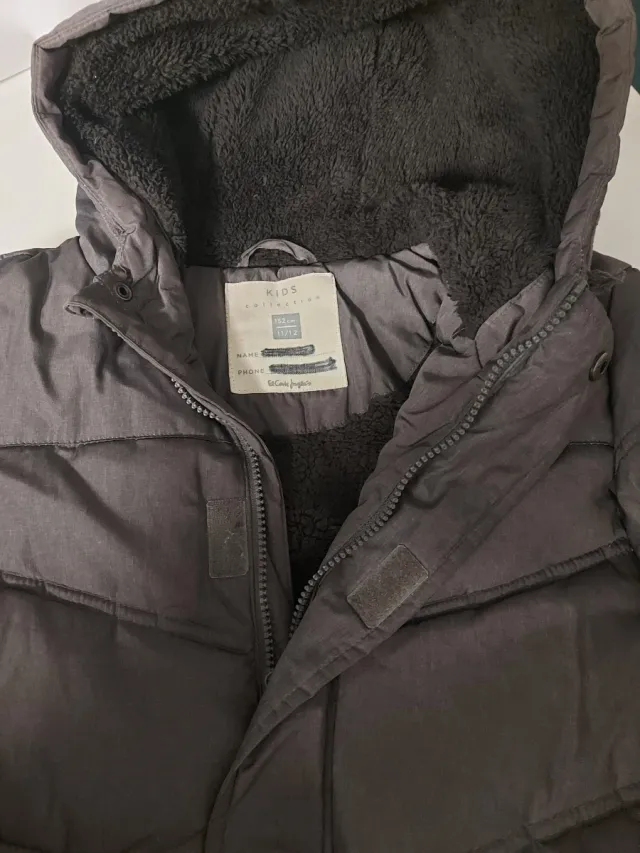 Abrigo niño 11-12 años grueso