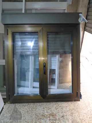 2 Ventanas de Aluminio 130x150 alto