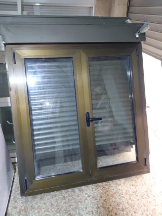 2 Ventanas de Aluminio 130x150 alto