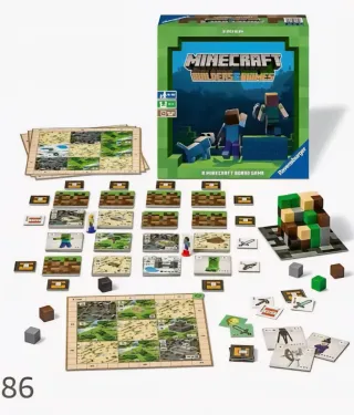 Juego de mesa Minecraft Builders & Biomes +2 Libro