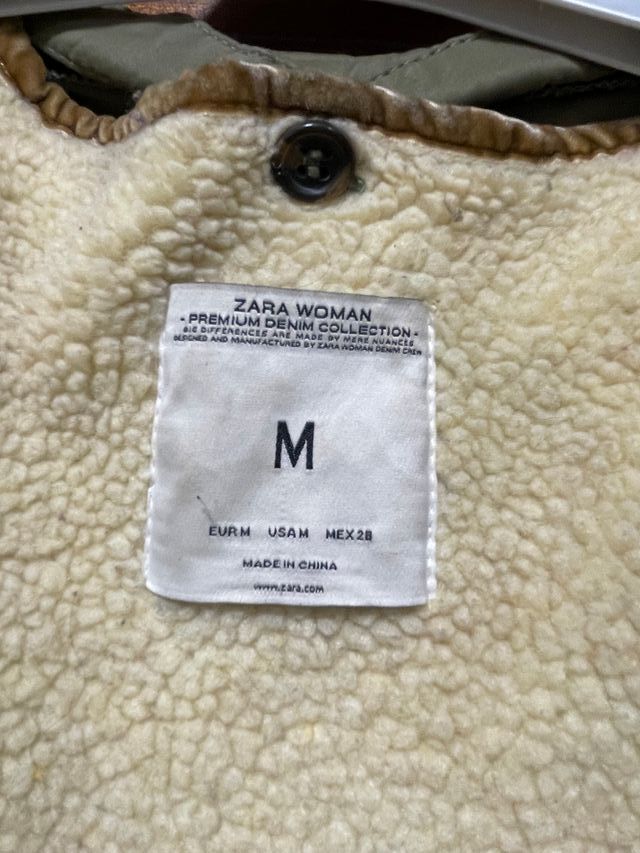 Abrigo Zara 2 en 1 Verde