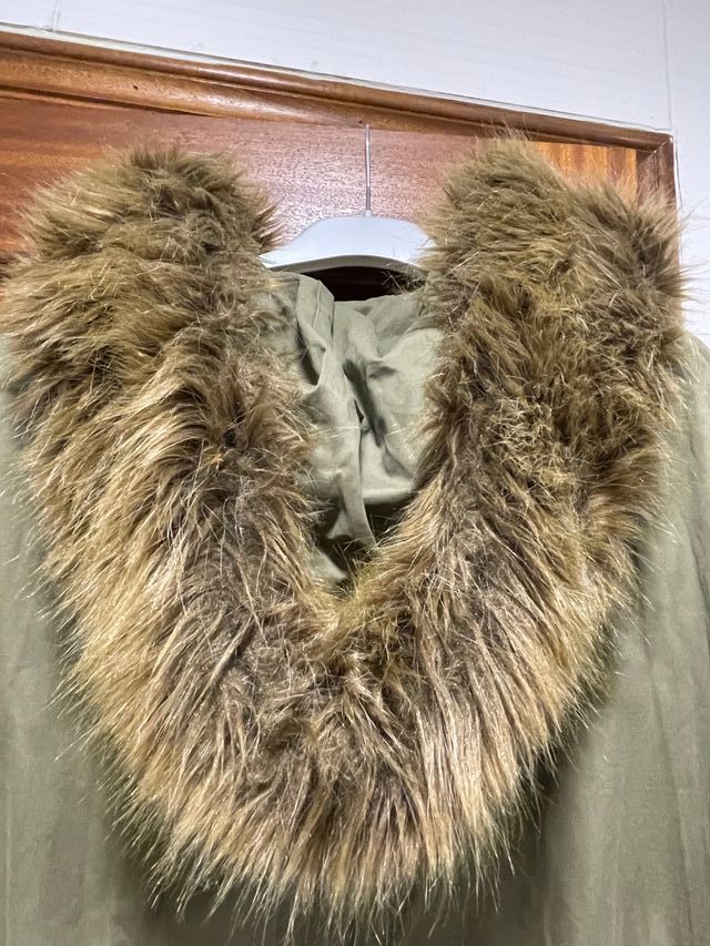 Abrigo Zara 2 en 1 Verde