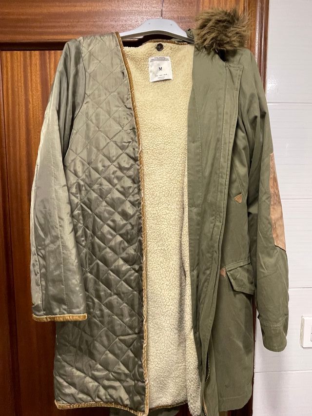 Abrigo Zara 2 en 1 Verde