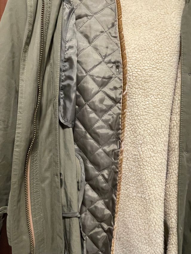 Abrigo Zara 2 en 1 Verde