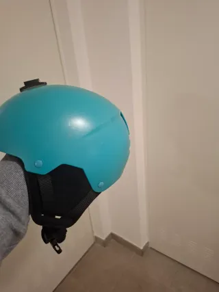 Casco esquí infantil azul