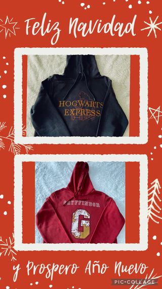 Sudaderas Harry Potter Hogwarts y Gryffindor