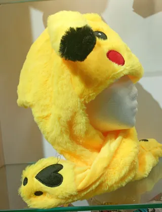 Gorro Pikachu Peluche con Guantes