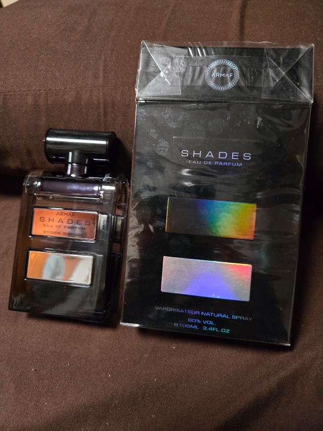 Armaf Shades Perfume Negro y Plateado