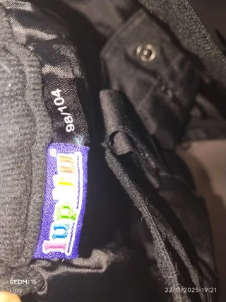 Pantalón de nieve infantil negro