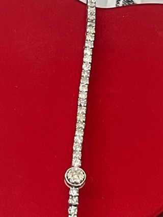 Pulsera Tenis Oro 14k 2.81 Ct Diamantes Naturales