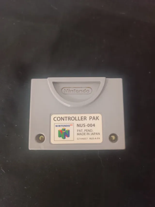 Rumble Pak + Controller Pak Nintendo 64